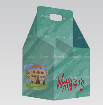 wrap verpakking mockup